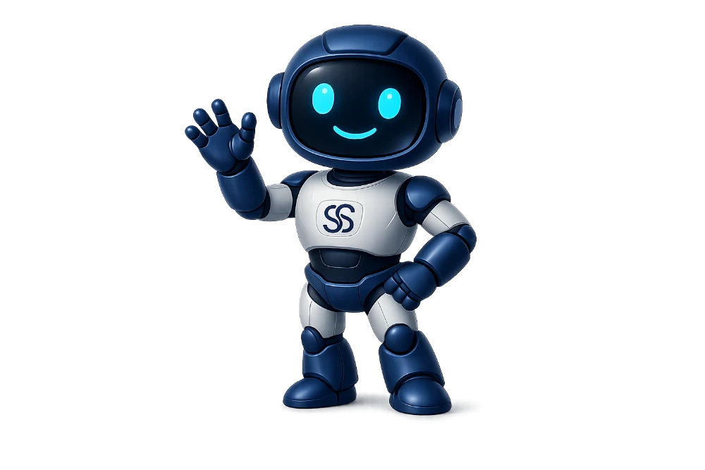 Mascota de Savante — asistente de inteligencia artificial